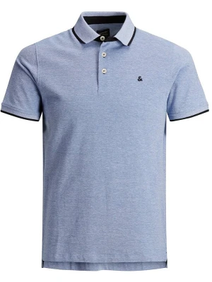 Jack & Jones Koszulka polo "Paulos" w kolorze błękitnym rozmiar: L