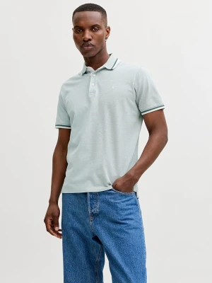 Jack & Jones Koszulka polo "Paulos" w kolorze błękitnym rozmiar: XXL