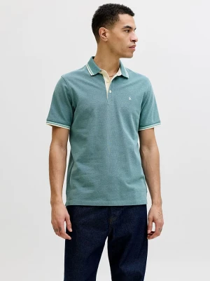 Jack & Jones Koszulka polo "Paulos" w kolorze turkusowym rozmiar: M