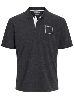 Jack & Jones Koszulka polo w kolorze antracytowym rozmiar: M