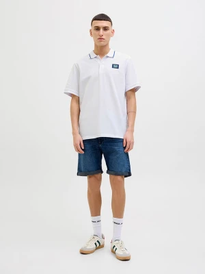 Jack & Jones Koszulka polo w kolorze białym rozmiar: M