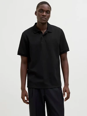Jack & Jones Koszulka polo w kolorze czarnym rozmiar: M