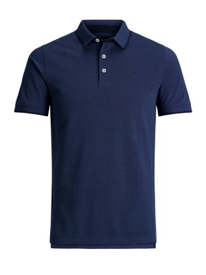 Jack & Jones Koszulka polo w kolorze granatowym rozmiar: S