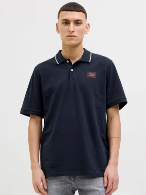 Jack & Jones Koszulka polo w kolorze granatowym rozmiar: S