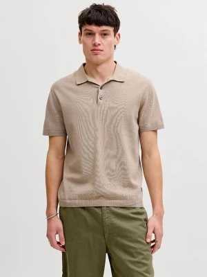 Jack & Jones Koszulka polo "Will" w kolorze szarobrązowym rozmiar: S