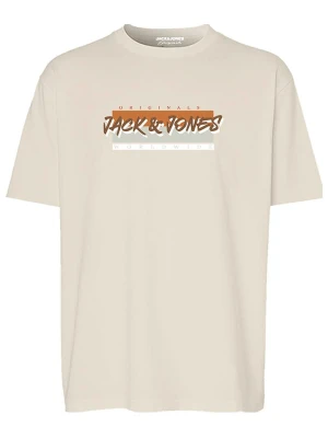 Zdjęcie produktu Jack & Jones Koszulka w kolorze beżowym rozmiar: S