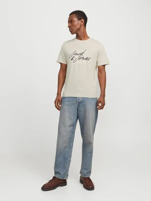 Jack & Jones Koszulka w kolorze beżowym rozmiar: L