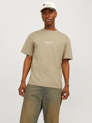 Jack & Jones Koszulka w kolorze beżowym rozmiar: S
