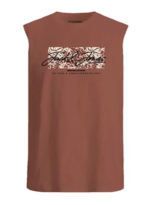 Jack & Jones Koszulka w kolorze brązowym rozmiar: XL