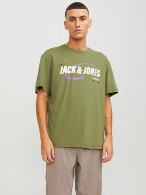 Jack & Jones Koszulka w kolorze khaki rozmiar: L