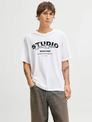 Jack & Jones Koszulka "Yuki" w kolorze białym rozmiar: L