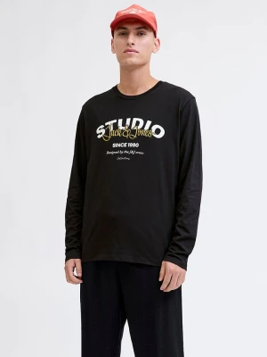 Jack & Jones Koszulka "Yuki" w kolorze czarnym rozmiar: XXL