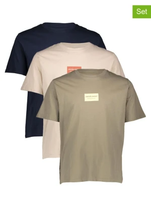 Jack & Jones Koszulki (3 szt.) "Frank" w różnych kolorach rozmiar: M