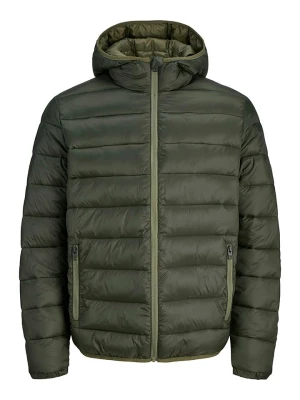 Jack & Jones Kurtka pikowana w kolorze khaki rozmiar: L