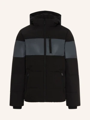 Jack&Jones Kurtka Pikowana Z Odpinanym Kapturem schwarz