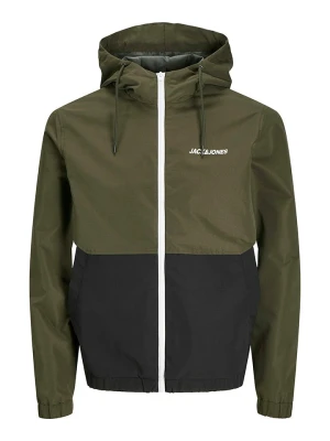 Jack & Jones Kurtka przejściowa w kolorze oliwkowo-czarnym rozmiar: XL