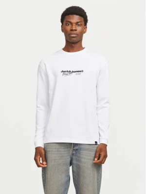 Jack&Jones Longsleeve Charlie 12265426 Biały Regular Fit