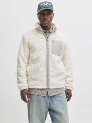 Jack & Jones Męska bluza dresowa - JJESoho Mężczyźni biały jednolity,