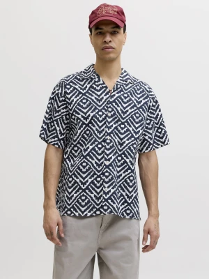 Zdjęcie produktu Jack & Jones koszulka z krótkim rękawem - JJMilo Mężczyźni Regular Fit Bawełna niebieski