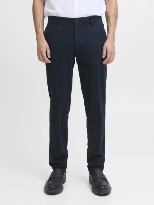Jack & Jones Męskie spodnie materiałowe - JPSTMarco Bowie Mężczyźni Bawełna niebieski jednolity,