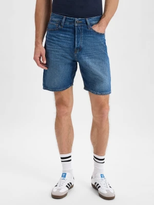 Zdjęcie produktu Jack & Jones Męskie szorty jeansowe - JJItony Mężczyźni Bawełna niebieski jednolity,
