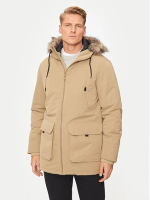 Jack&Jones Parka Construct 12258406 Beżowy Regular Fit