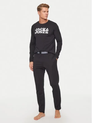 Jack&Jones Piżama Elton 12267003 Czarny Standard Fit