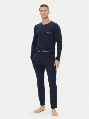 Jack&Jones Piżama Everest 12273632 Granatowy Standard Fit