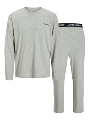 Jack&Jones Piżama Everest 12273632 Szary Standard Fit