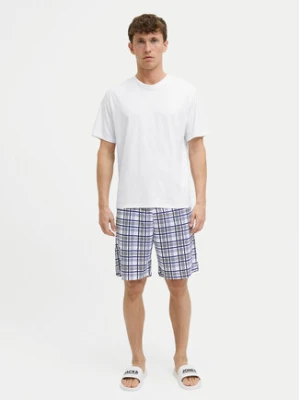Jack&Jones Piżama Max 12277165 Biały Standard Fit