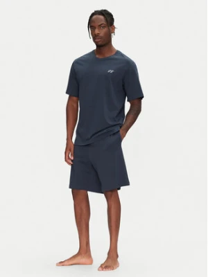 Jack&Jones Piżama Omaha 12276880 Granatowy Standard Fit