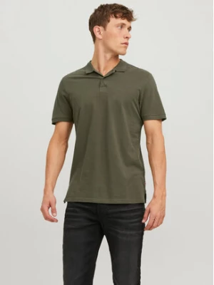 Jack&Jones Polo Basic 12136516 Zielony Slim Fit