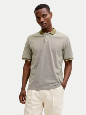 Jack & Jones Polo Blualves 12274681 Zielony Regular Fit