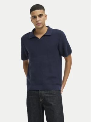 Jack&Jones Polo Ceaston 12273012 Granatowy Regular Fit