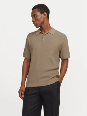 Jack&Jones Polo Cooper 12271483 Beżowy Regular Fit