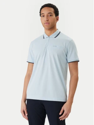 Jack & Jones Polo Fusion 12289953 Błękitny Regular Fit Niebieski jasny