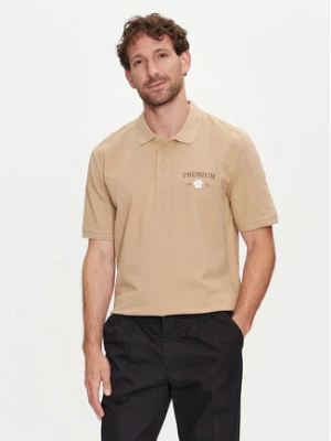 Jack & Jones Polo Jprblaalfie 12259678 Brązowy Regular Fit