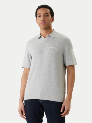Jack & Jones Polo Norrebro 12297926 Szary Relaxed Fit