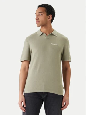 Jack & Jones Polo Norrebro 12297926 Zielony Relaxed Fit