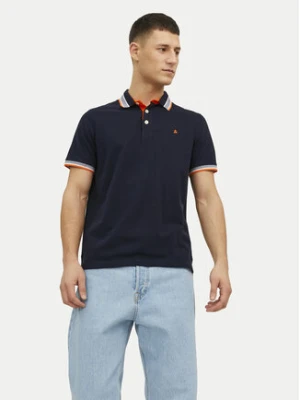 Jack&Jones Polo Paulos 12136668 Granatowy Slim Fit
