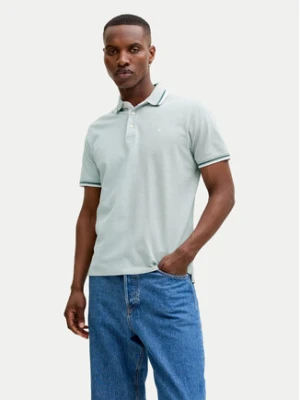 Jack & Jones Polo Paulos 12136668 Niebieski jasny Regular Fit