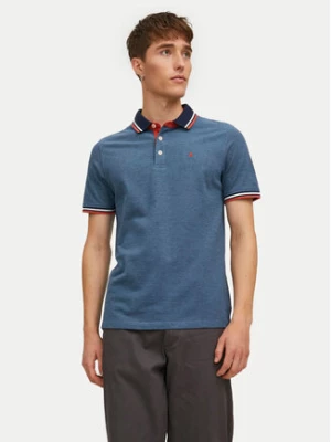 Jack&Jones Polo Paulos 12136668 Niebieski Slim Fit