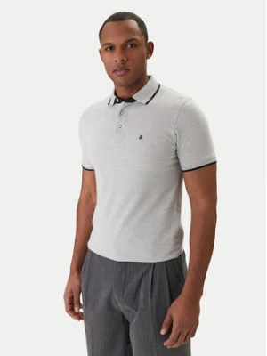 Jack & Jones Polo Paulos 12136668 Szary Slim Fit