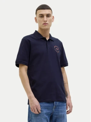Jack&Jones Polo Simon 12269299 Granatowy Regular Fit