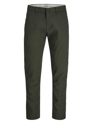 Jack & Jones Spodnie chino "Jpstmarco" w kolorze khaki rozmiar: W33/L32