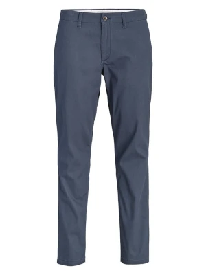 Jack & Jones Spodnie chino "Kane" w kolorze niebieskim rozmiar: W32 / L34