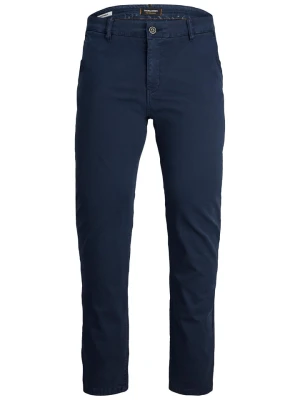 Jack & Jones Spodnie chino "Marco" w kolorze granatowym rozmiar: W28/L32