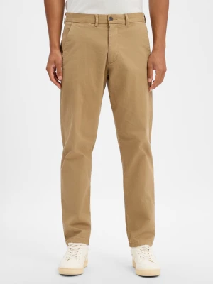 Jack & Jones spodnie chino Mężczyźni Bawełna brązowy