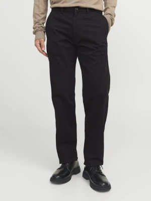 Jack & Jones spodnie chino Mężczyźni Bawełna czarny