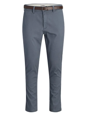 Jack & Jones Spodnie chino "Pstmarco" w kolorze niebieskim rozmiar: W33 / L34